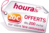 15€ offerts avec houra