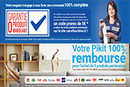 Pikit à 100% remboursé et commande 100% honorée sur Carrefour Drive